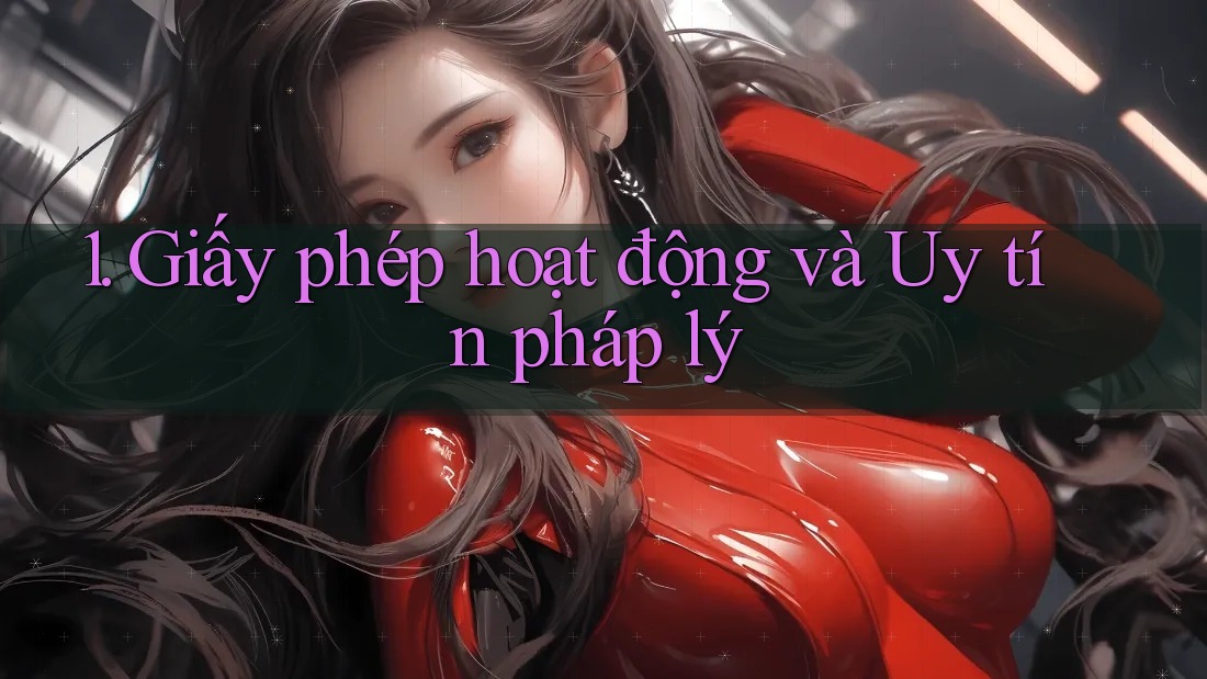 1. Giấy phép hoạt động và Uy tín pháp lý
