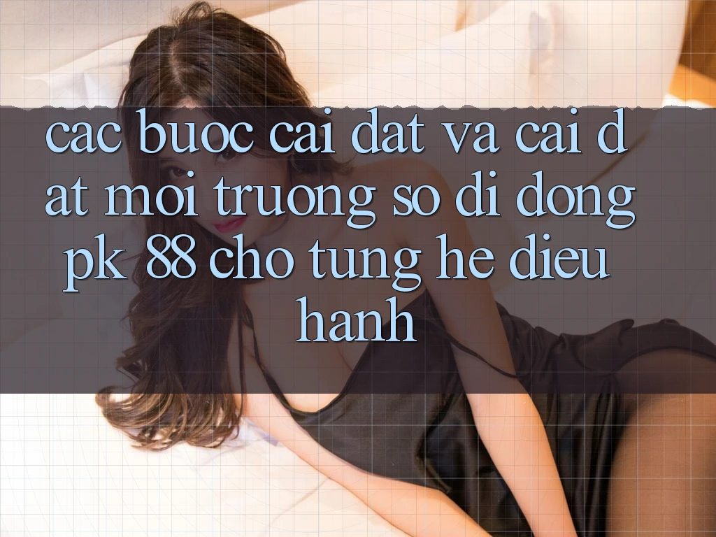 Các bước Cài đặt Và Cài Đặt Môi trường số di động PK 88 Cho Từng Hệ Điều Hành