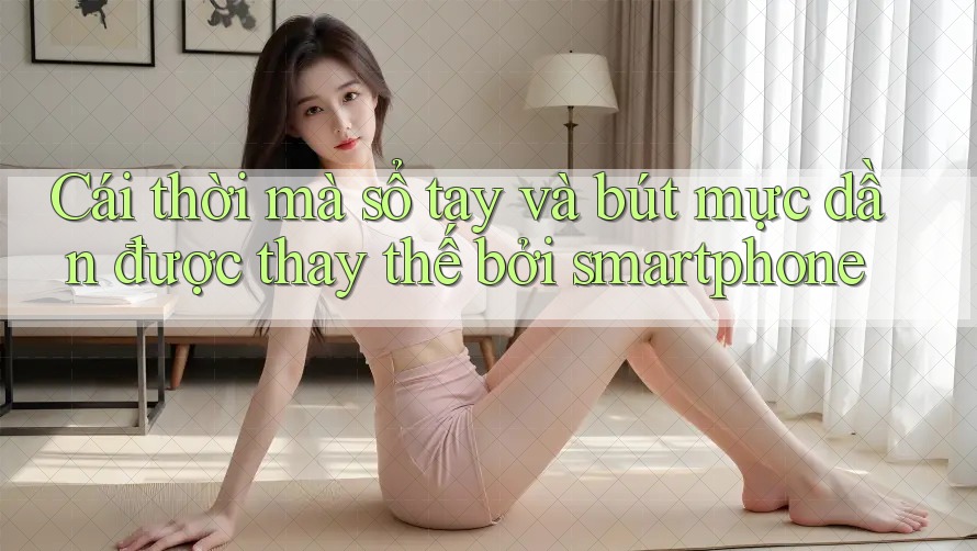 Cái thời mà sổ tay và bút mực dần được thay thế bởi smartphone