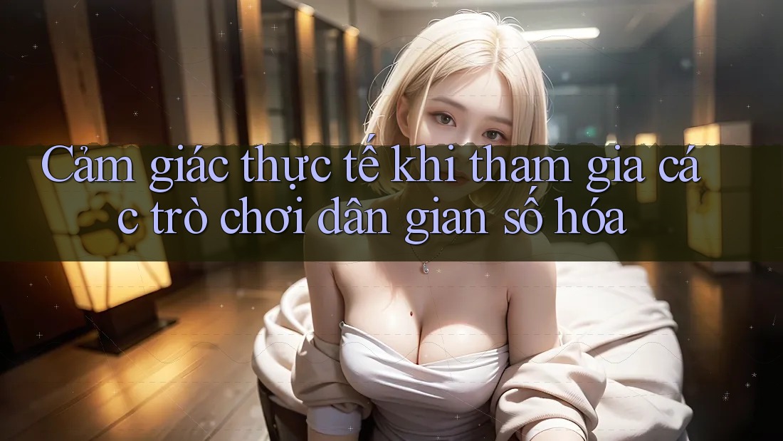 Cảm giác thực tế khi tham gia các trò chơi dân gian số hóa