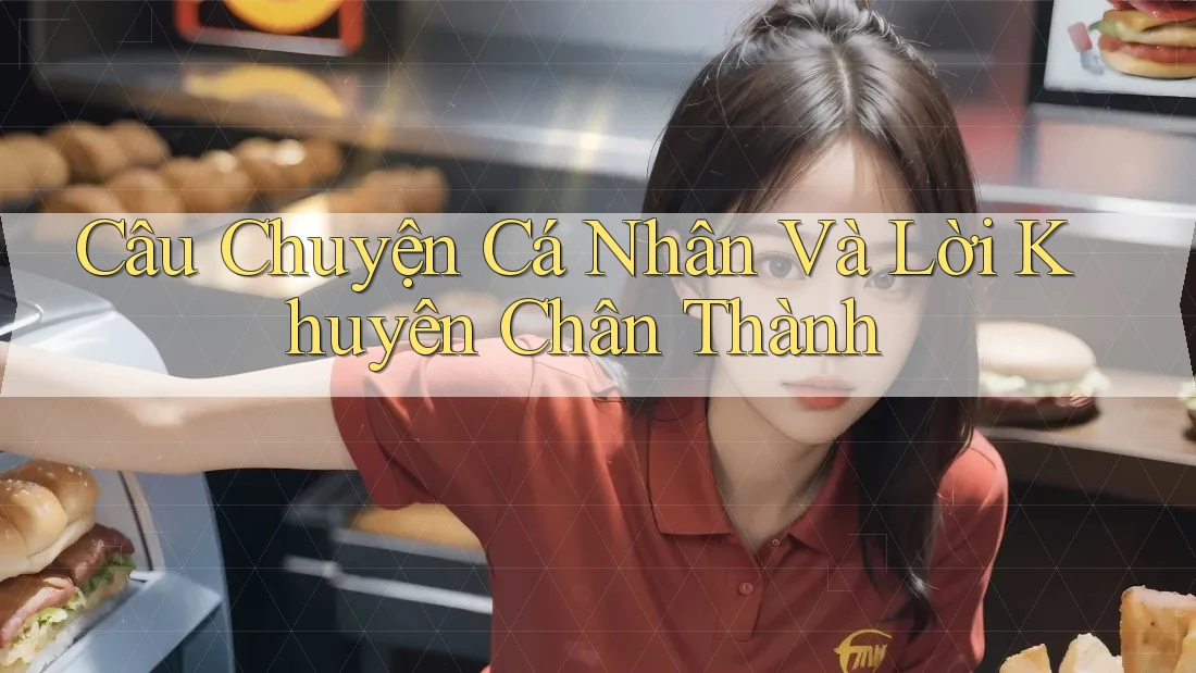 Câu chuyện cá nhân và lời khuyên chân thành Câu chuyện cá nhân và lời khuyên chân thành