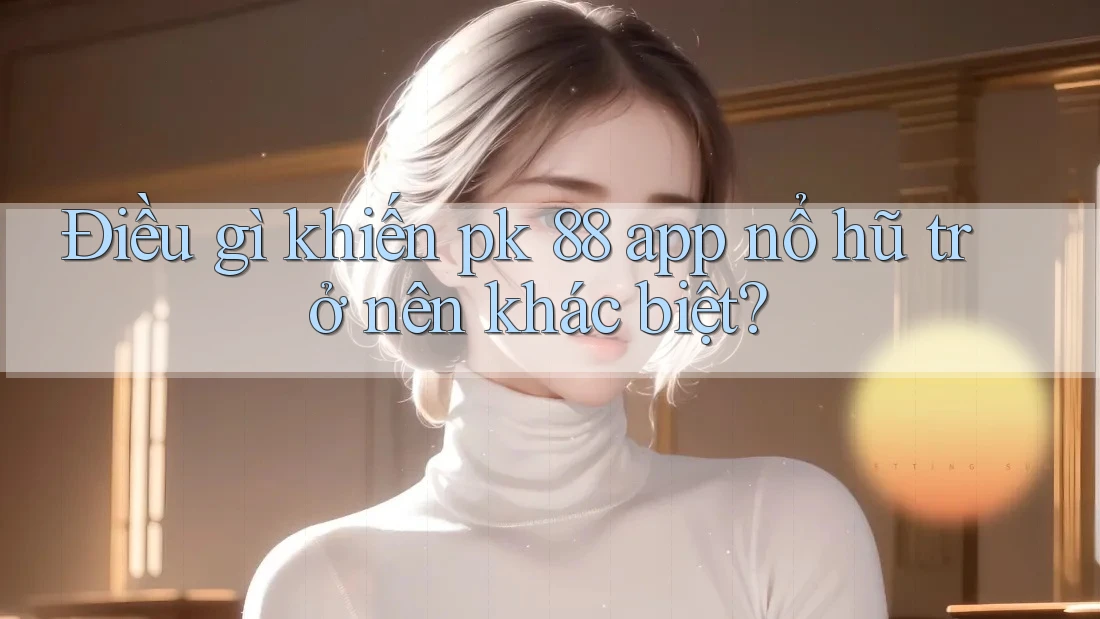 Điều gì khiến pk 88 app nổ hũ trở nên khác biệt?