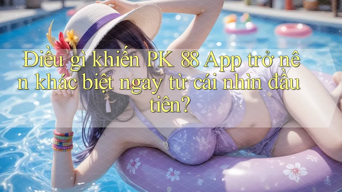 Điều gì khiến PK 88 App trở nên khác biệt ngay từ cái nhìn đầu tiên?