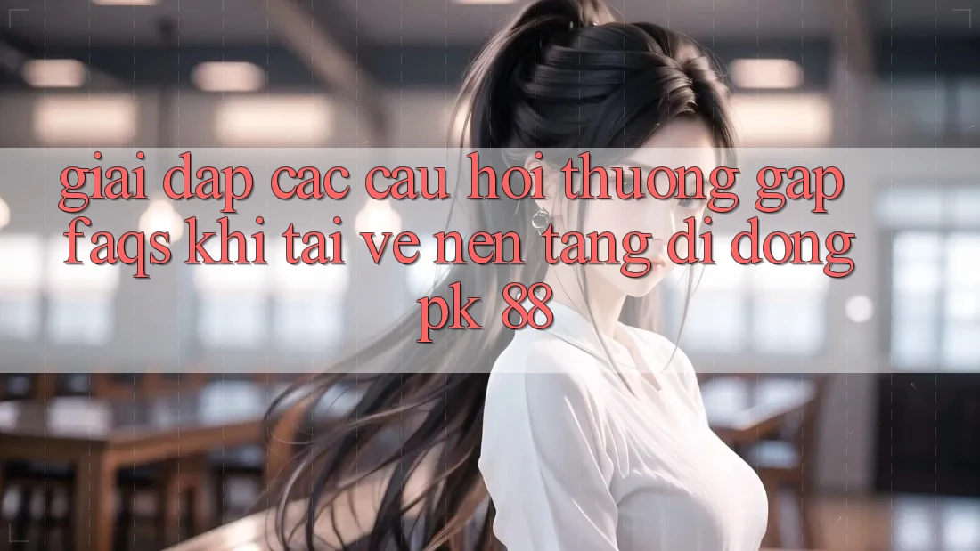 Giải Đáp Các Câu Hỏi Thường Gặp (FAQs) Khi Tải về Nền tảng di động PK 88