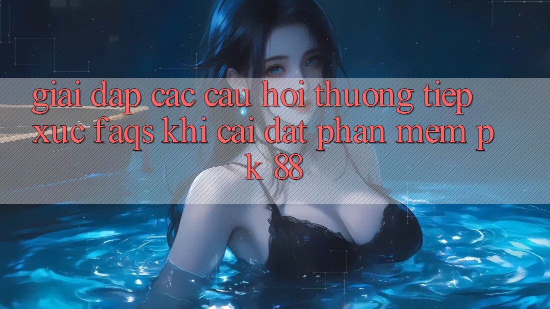 Giải Đáp Các Câu Hỏi Thường Tiếp xúc (FAQs) Khi Cài đặt Phần mềm PK 88