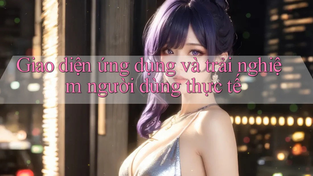 Giao diện ứng dụng và trải nghiệm người dùng thực tế