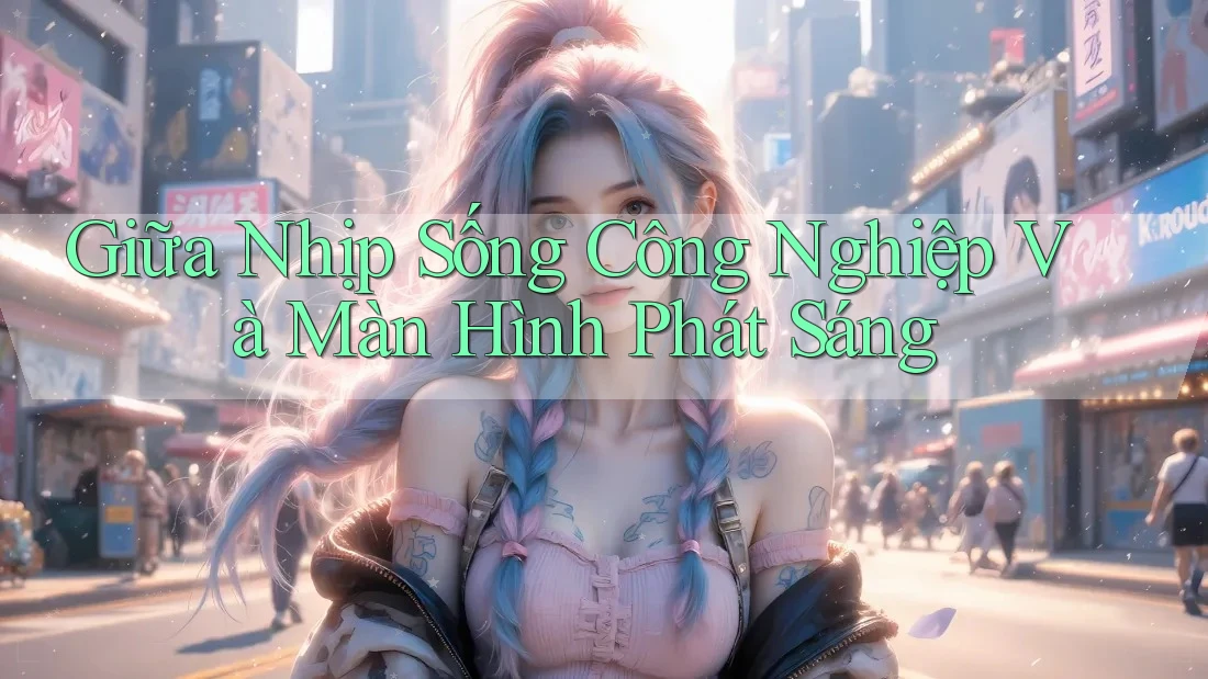 Giữa Nhịp Sống Công Nghiệp Và Màn Hình Phát Sáng