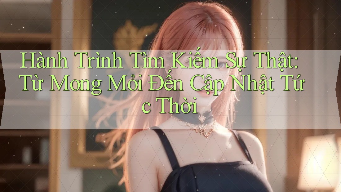 Hành Trình Tìm Kiếm Sự Thật: Từ Mong Mỏi Đến Cập Nhật Tức Thời