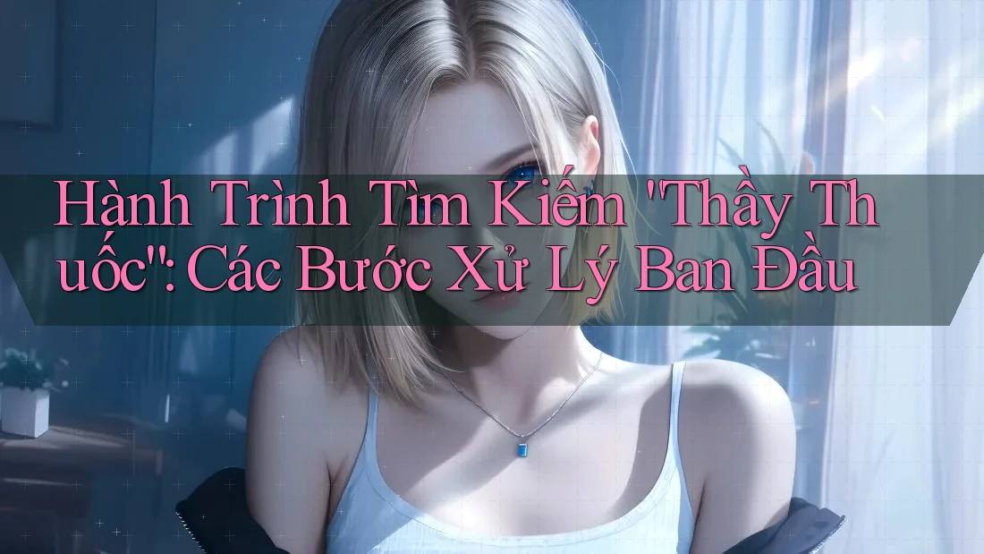 Hành Trình Tìm Kiếm “Thầy Thuốc”: Các Bước Xử Lý Ban Đầu