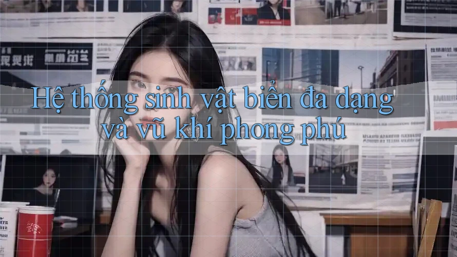 Hệ thống sinh vật biển đa dạng và vũ khí phong phú