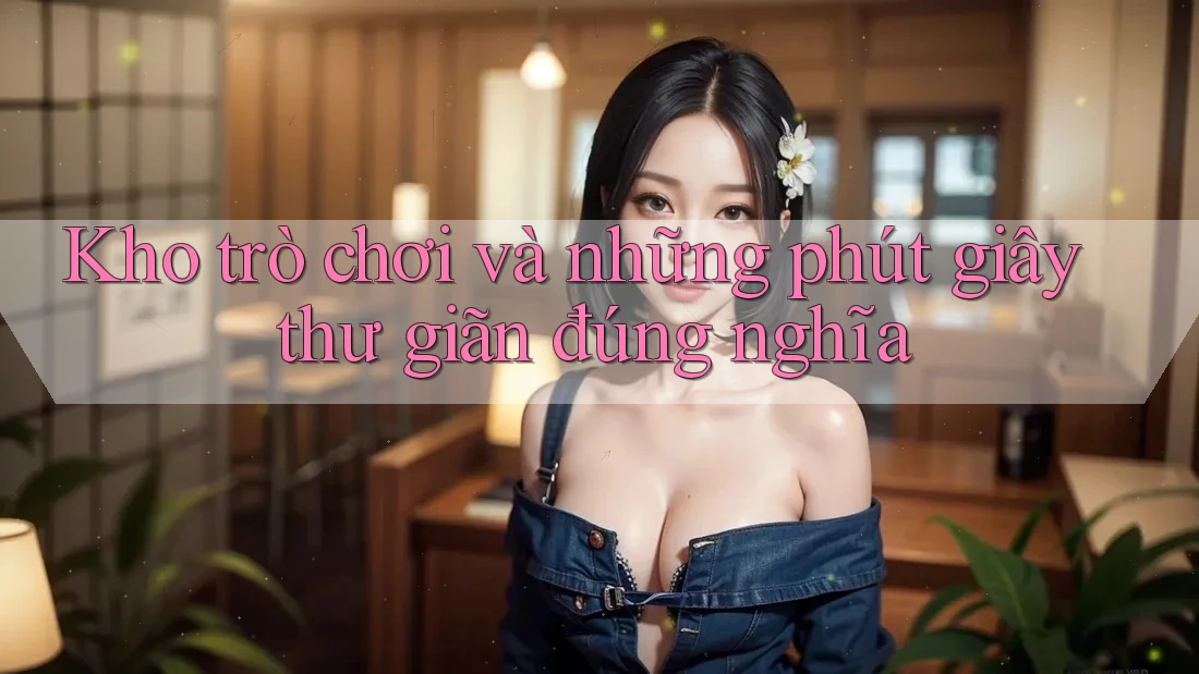 Kho trò chơi và những phút giây thư giãn đúng nghĩa