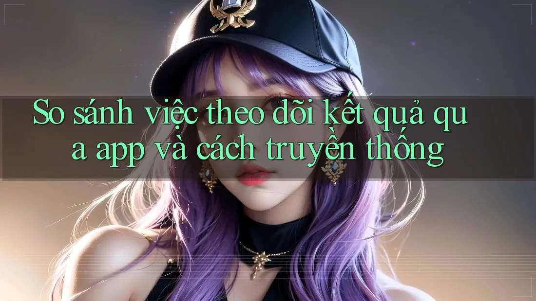 So sánh việc theo dõi kết quả qua app và cách truyền thống