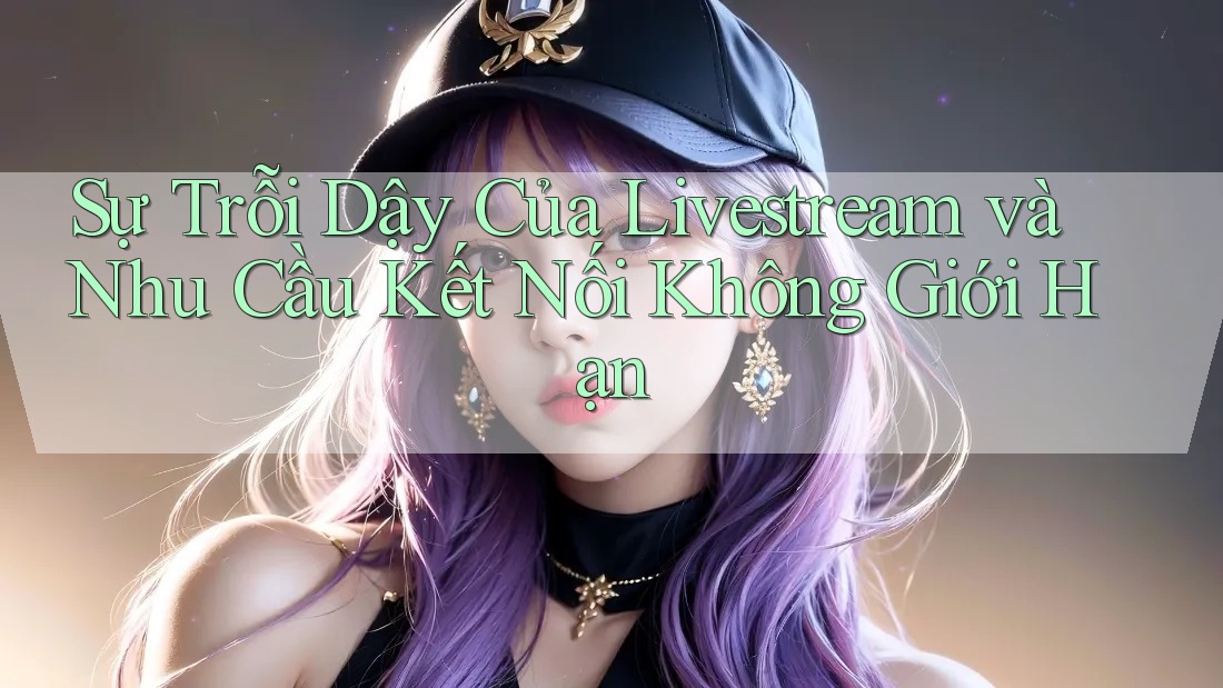 Sự Trỗi Dậy Của Livestream và Nhu Cầu Kết Nối Không Giới Hạn