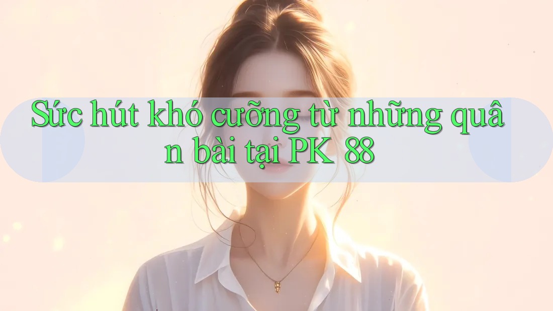 Sức hút khó cưỡng từ những quân bài tại PK 88