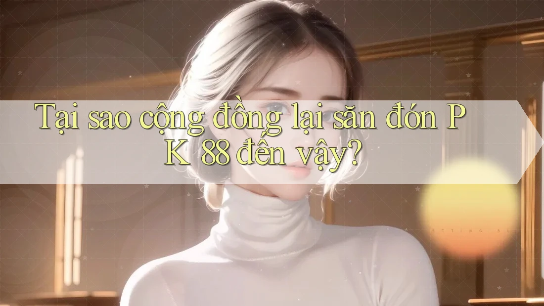 Tại sao cộng đồng lại săn đón PK 88 đến vậy?