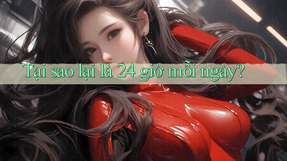 Tại sao lại là 24 giờ mỗi ngày?