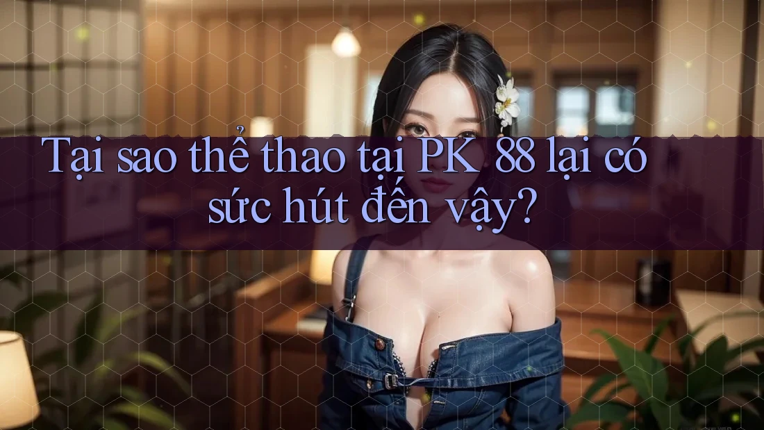 Tại sao thể thao tại PK 88 lại có sức hút đến vậy?