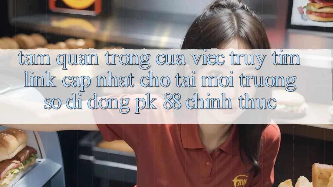 Tầm Quan Trọng Của Việc Truy tìm “Link Cập Nhật Cho Tải Môi trường số di động PK 88” Chính Thức