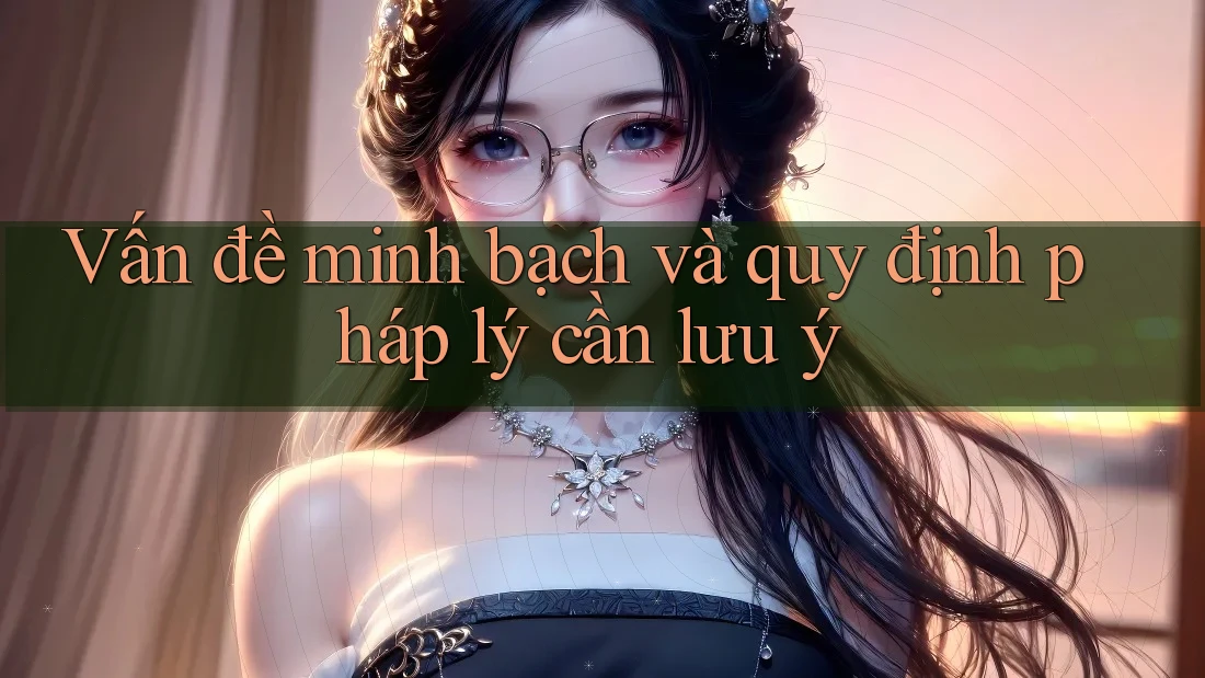 Vấn đề minh bạch và quy định pháp lý cần lưu ý